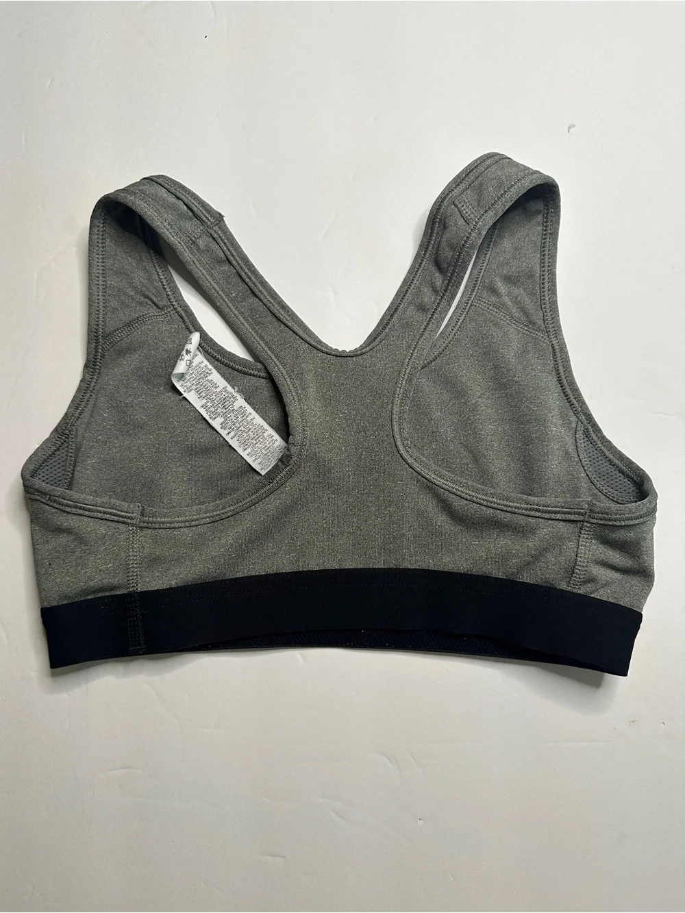 Nike Pro Grey Racerback Sports Bra Size XS